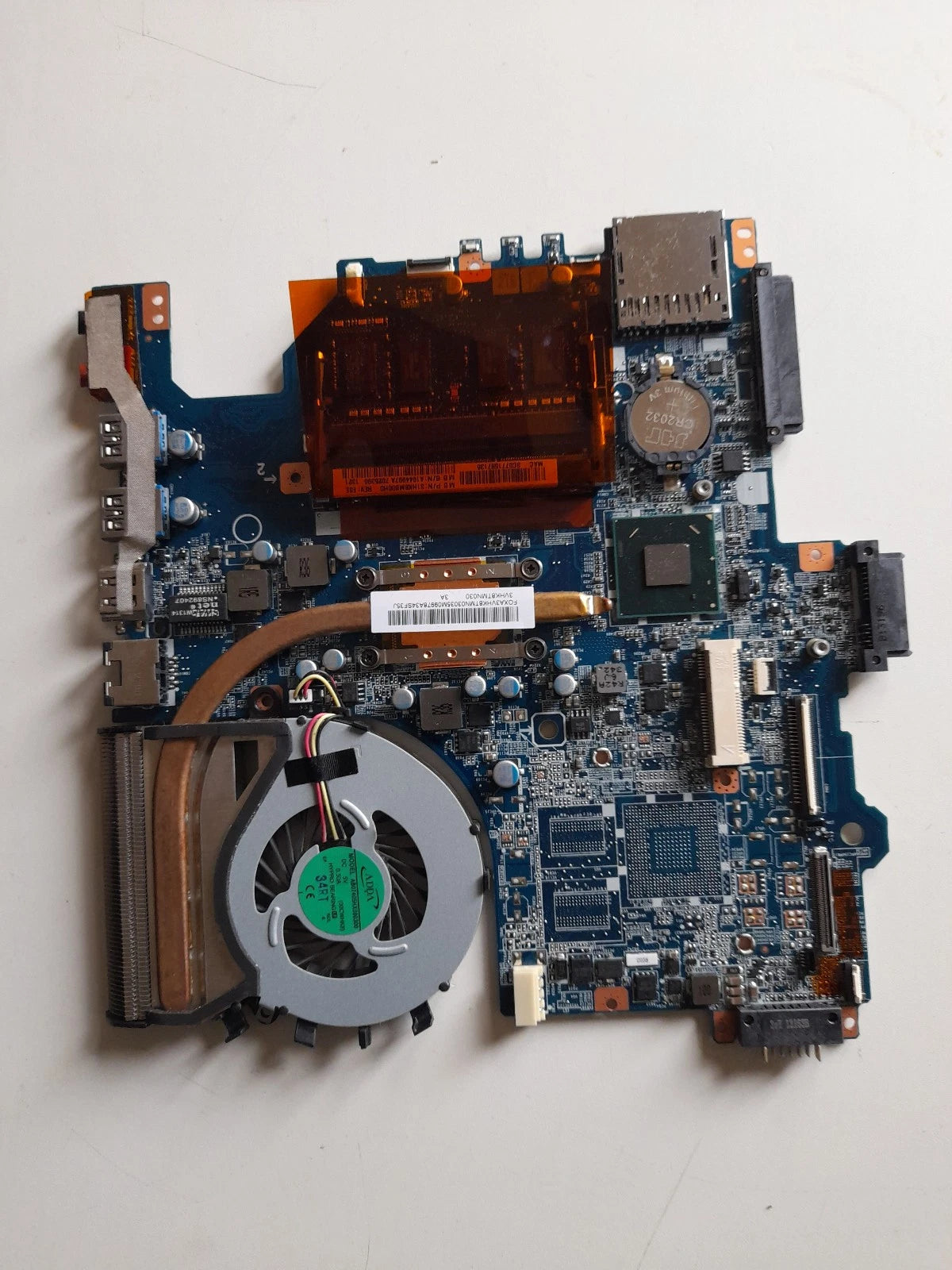 Sony VAIO SVF142C29M Laptop Motherboard + Fan P/N: DA0HK8MB6E0 Rev:E. Core I3