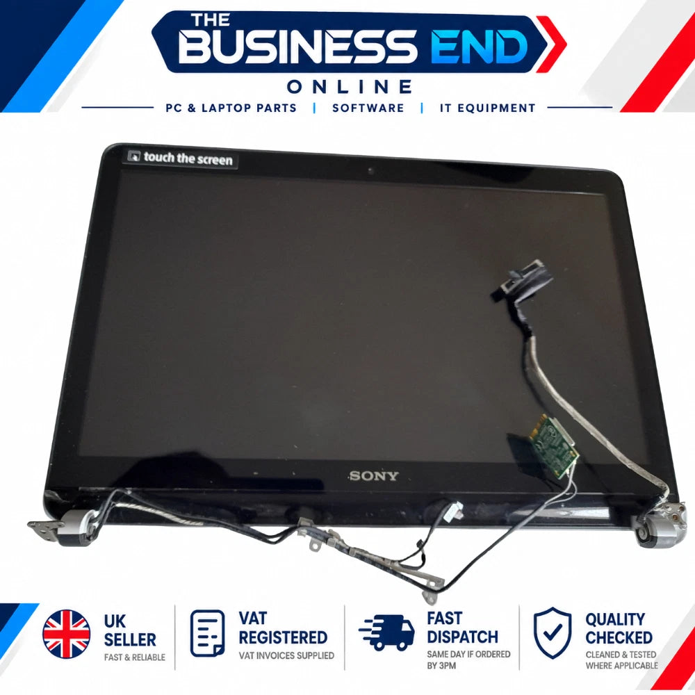 Sony Vaio SVF142C29M SVF14 14" Complete Touch Screen Assembly w/Cables