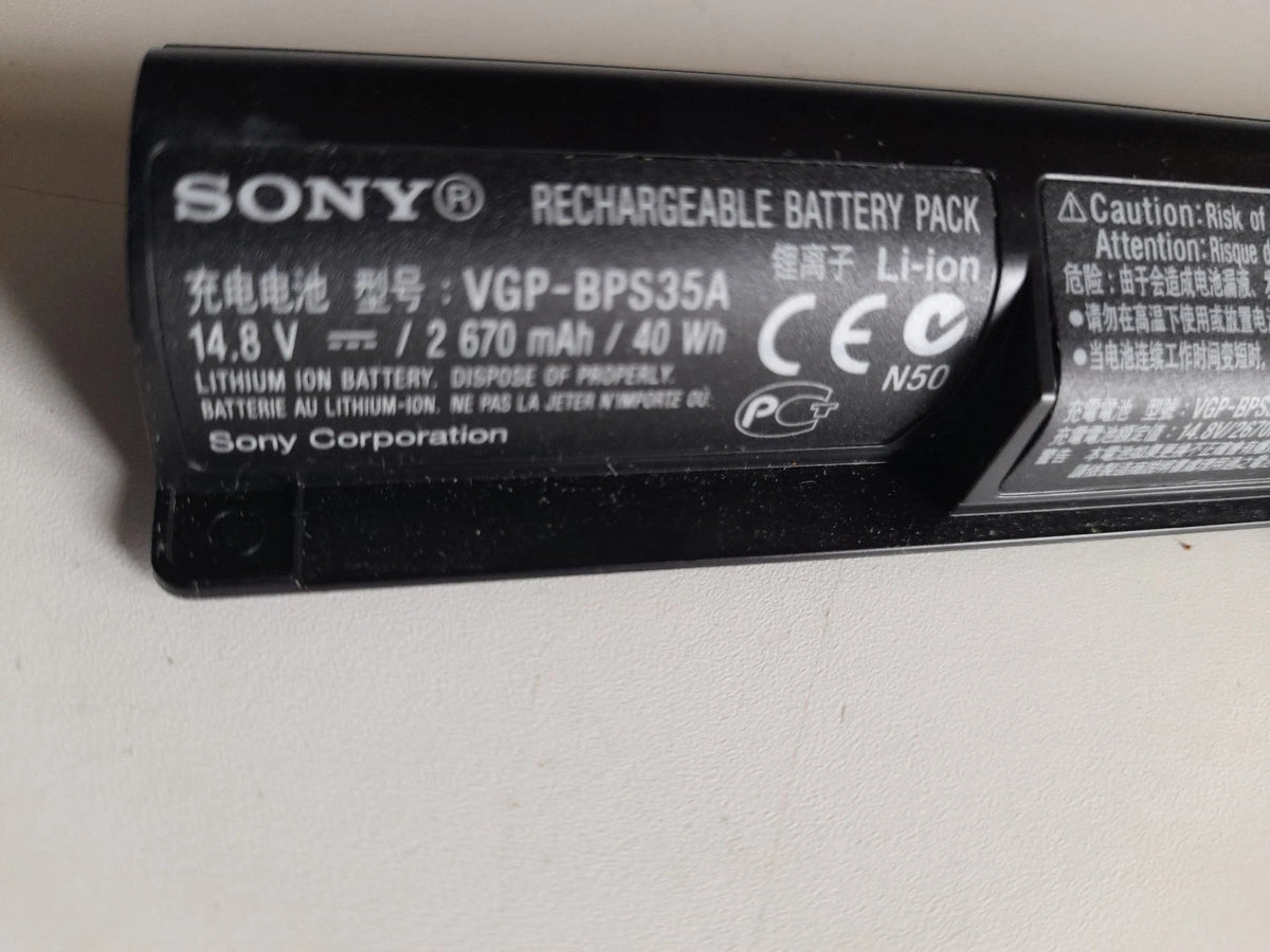 Sony Vaio 14" SVF142C29M VGP-BPS35A Genuine Used Laptop Battery