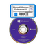 Microsoft Windows Professional 10 disc with label on a white background