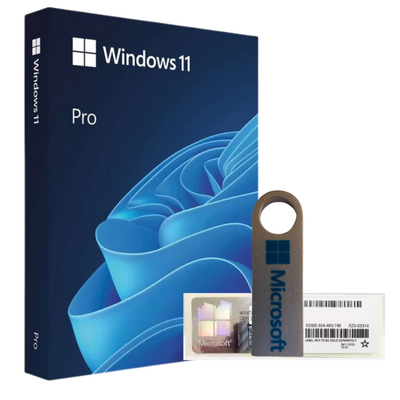 Microsoft Windows 11 Pro Professional USB + License Key COA Sticker | 1PC