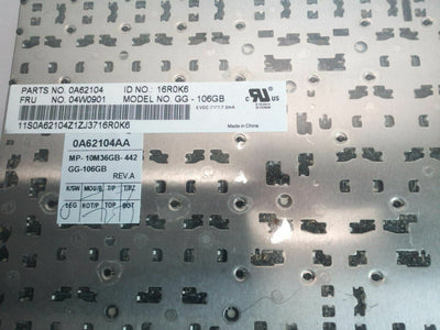 LENOVO THINKPAD EDGE 15.6" E525 SERIES KEYBOARD UK | 04W0901 | 0A62104
