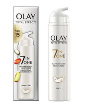 Load image into Gallery viewer, Olay Total Effects Featherweight Moisturiser 7-In-1 SPF15 Anti-Ageing Cream 50ml
