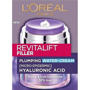 L'Oréal Revitalift Filler Plumping Water-Cream Micro-Epidermic Hyaluronic - 50ml