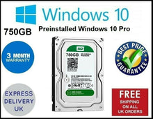 Load image into Gallery viewer, 500GB 640GB 1TB 2TB 3.5&quot; SATA Desktop Computer PC Hard Drive HDD Windows10
