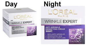 L'Oreal Paris Skin Expert Wrinkle Night & Day Cream 55+ Calcium - 50ml | Boxed