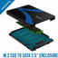 Sabrent M.2 SSD to 2.5-Inch SATA III HDD Hard Drive Enclosure & Adapter EC-M2SA