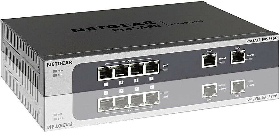 Netgear ProSafe FVS336G v2 Dual WAN Gigabit Firewall w/SSL IPSEC VPN