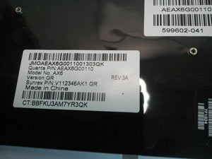 HP G62-120EG SERIES 15.6" LAPTOP KEYBOARD 599602-041 / AEAX6G00110