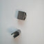 HP PROBOOK 4540s 15.6" RIGHT & LEFT HINGES COVER CAPS PAIR SILVER