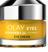 Load image into Gallery viewer, 2x Olay Eyes - Vitamin B3 24 + viatmin C Fragance Free - Eye Cream - 15ml
