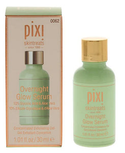 Pixi Skintreats Overnight Glow Serum Concentrated Exfoliant Gel - 30ml | Boxed