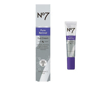 Load image into Gallery viewer, No7 Pure Retinol Eye Cream Fragrance Free Reduces Wrinkles Puffiness 15ml Boxed

