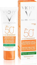 Load image into Gallery viewer, Vichy Capital Soleil Mattifying 3in1 SPF 50+ Lotion  - 50ml | Tatty Box
