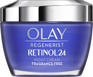 Olay Regenerist Retinol24 NIGHT Cream Face Moisturiser 50ml Fragrance Free Boxed
