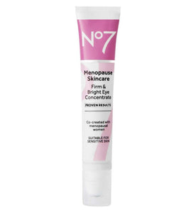 No7 Menopause Skincare Firm & Bright Concentrate Eye Cream  - 15ml | Boxed