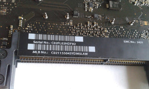 Apple Macbook Pro A1297 17" Early/Late 2011 i7 2.2GHz Logic Board MC725LL/A