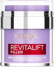 Load image into Gallery viewer, L&#39;Oréal Revitalift Filler Plumping Water-Cream Micro-Epidermic Hyaluronic - 50ml
