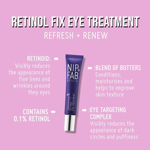 Nip + Fab Renew Retinol Fix Eye Treatment - 15ml | Boxed