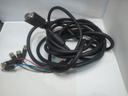 Male 15-pin VGA to 5 BNC (RGBHV) cable 3.048m (10 ft)  Low Voltage Kaibo brand