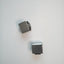 HP PROBOOK 4540s 15.6" RIGHT & LEFT HINGES COVER CAPS PAIR SILVER