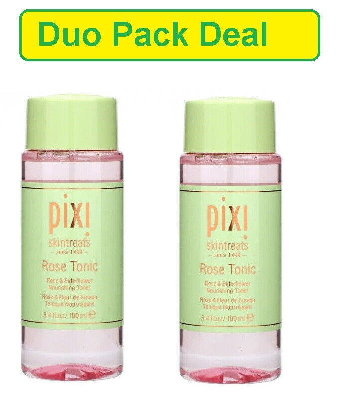 2x Pixi Skin Rose Treats Nourishing Toner Soothe & Nourish - 100ml | Deal