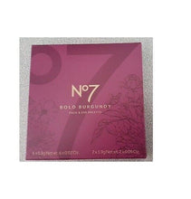 Load image into Gallery viewer, No7 Bold Burgundy Face &amp; Eye Shadow Palette | Brand New Boxed
