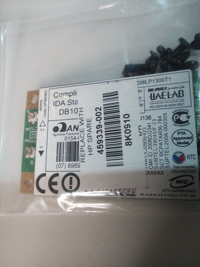 Hp G60 G60-214EM 15.6" Laptop Complete Set Of Screws & Wifi Wireless Card