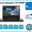 Lenovo Ideapad 110-15IBR 15.6" N3710 1.60GHz 4GB 128GB SSD Windows 10 Pro Laptop