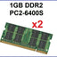 1GB DDR2 PC2-5300S PC2-6400S LAPTOP RAM MEMORY SODIMM 200 PIN 667MHz 800MHz