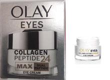 Load image into Gallery viewer, Olay Eyes Collagen Peptide 24 MAX Dual Peptide Eye Cream 15ml | Boxed
