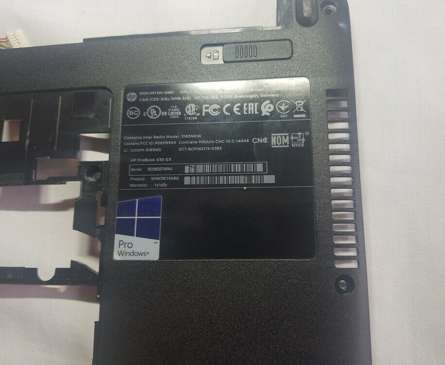 hp Probook 430 G3 13.3" Genuine LOWER BASE CASE CHASSIS | EAX6100701A