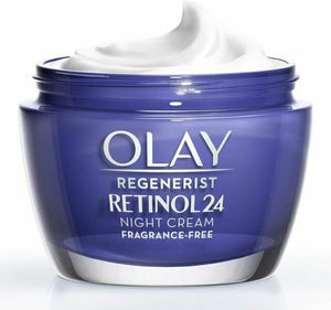 Olay Regenerist Retinol24 NIGHT Cream Face Moisturiser 50ml Fragrance Free Boxed