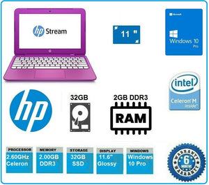 Cheap hp 11-d016na 11.6" 2.60GHz 2GB 32GB HDMI Webcam Laptop Netbook ( READ )