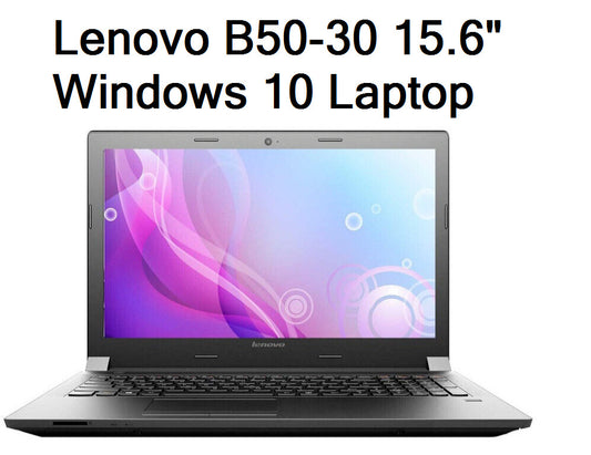 Lenovo B50-30 15.6" 2.16GHz CPU Windows10 Pro Laptop | 4GB 256GB SSD Wifi