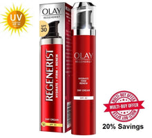 Load image into Gallery viewer, 2x Olay Regenerist Hydrate Firm Renew Day Cream SPF-30 - 50ml | Double Pack

