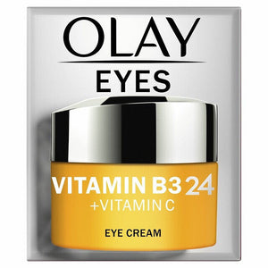 2x Olay Eyes - Vitamin B3 24 + viatmin C Fragance Free - Eye Cream - 15ml
