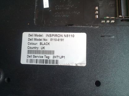 Dell Inspiron N5110 Intel Motherboard & Heatsink Fan | No CPU  07GC4R