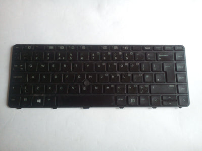 HP Probook 640-G2 14" Laptop Backlit Keyboard UK 822338-031 840801-031 SN9142BL1