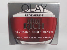 Load image into Gallery viewer, Olay Regenerist Ultra Rich Day Cream Hydrate Firm Renew - 50ml | Box
