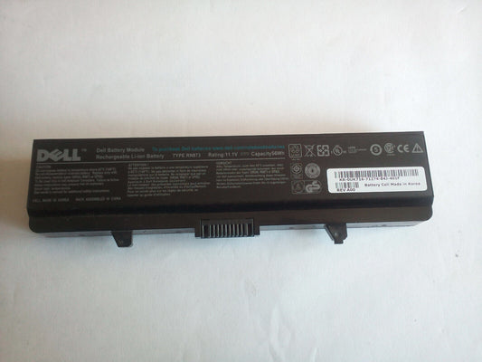 Dell Inspiron 17" 1750 Li-ion Battery Type RN873 11.1V 56Wh GW240 5200mAh