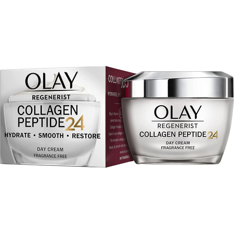 Olay Regenerist Collagen Peptide24 Hydrate -Smooth Restore Day Cream 50ml  Boxed