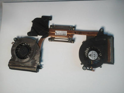 HP ENVY 14 14-1195ea GENUINE TWIN COOLING FANS & HEATSINK CPU GPU | 608378-001