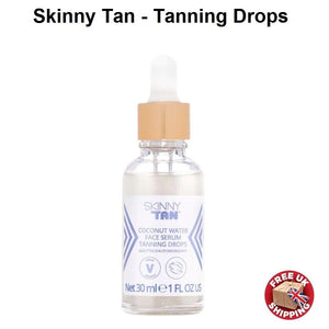 Skinny Tan Coconut Water Face Serum Tanning Drops - 30ml | Brand New