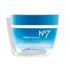 Load image into Gallery viewer, No7 Hydra Luminous  Overnight Recovery Gel &amp; Day Cream Eye Drier Oil Free Water
