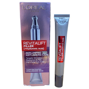 L'oreal Paris Revitalift Filler Renew Eye Cream Age 40+ 15ml - NEW + Boxed