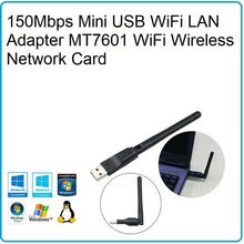 Load image into Gallery viewer, KEBIDU 150Mbps Mini USB WiFi LAN Adapter MT7601 WiFi Wireless Network Card
