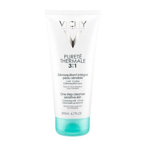 Vichy Pureté Thermale 3 in 1 One Step Milk Cleanser Sensitive Skin - 200ml | New