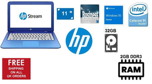 Cheap hp 11-d060sa 11.6" 1.60GHz 2GB 32GB HDMI Webcam Laptop Netbook ( READ )