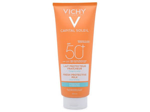 Vichy Capital Soleil Fresh Protective Milk Face+Body SPF50+ - 300ml | New